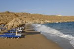 Lia Beach - Mykonos Beach with sunbeds facilities