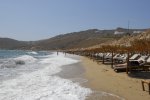Elia Beach - Mykonos Beach with background music entertainment