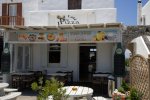 Pizza Latina - Mykonos Fast Food Place with fast food menu style